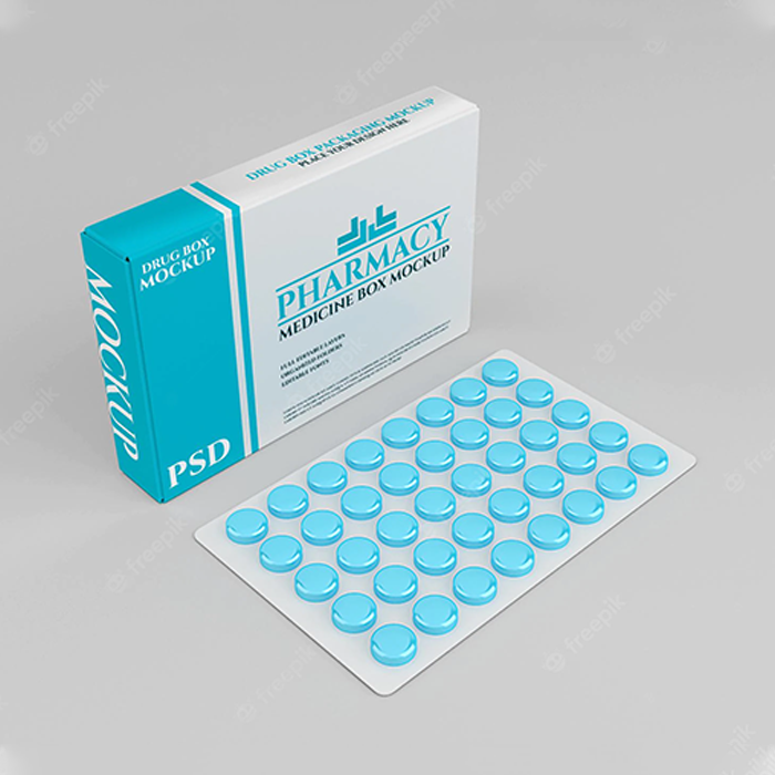 Boîte d'emballage de médicaments pharmaceutiques